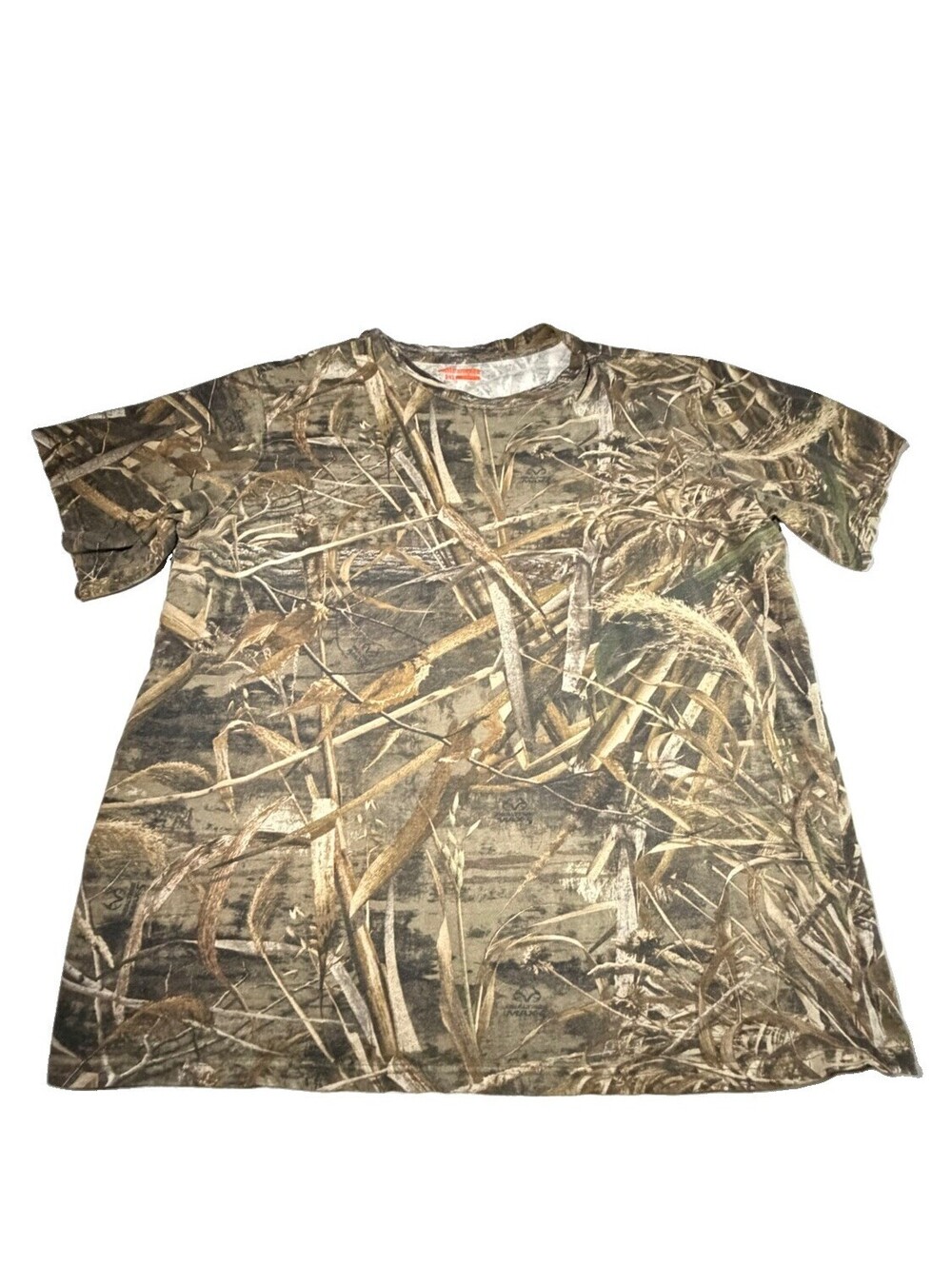 Camo Mens Cotton Short Sleeve Green - Game Winner Shirt Size 3XL